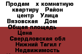 Продам 2-х комнатную квартиру › Район ­ центр › Улица ­ Вязовская › Дом ­ 13 › Общая площадь ­ 46 › Цена ­ 2 400 000 - Свердловская обл., Нижний Тагил г. Недвижимость » Квартиры продажа   . Свердловская обл.,Нижний Тагил г.